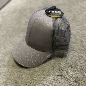 Glittery Gray Trucker Hat